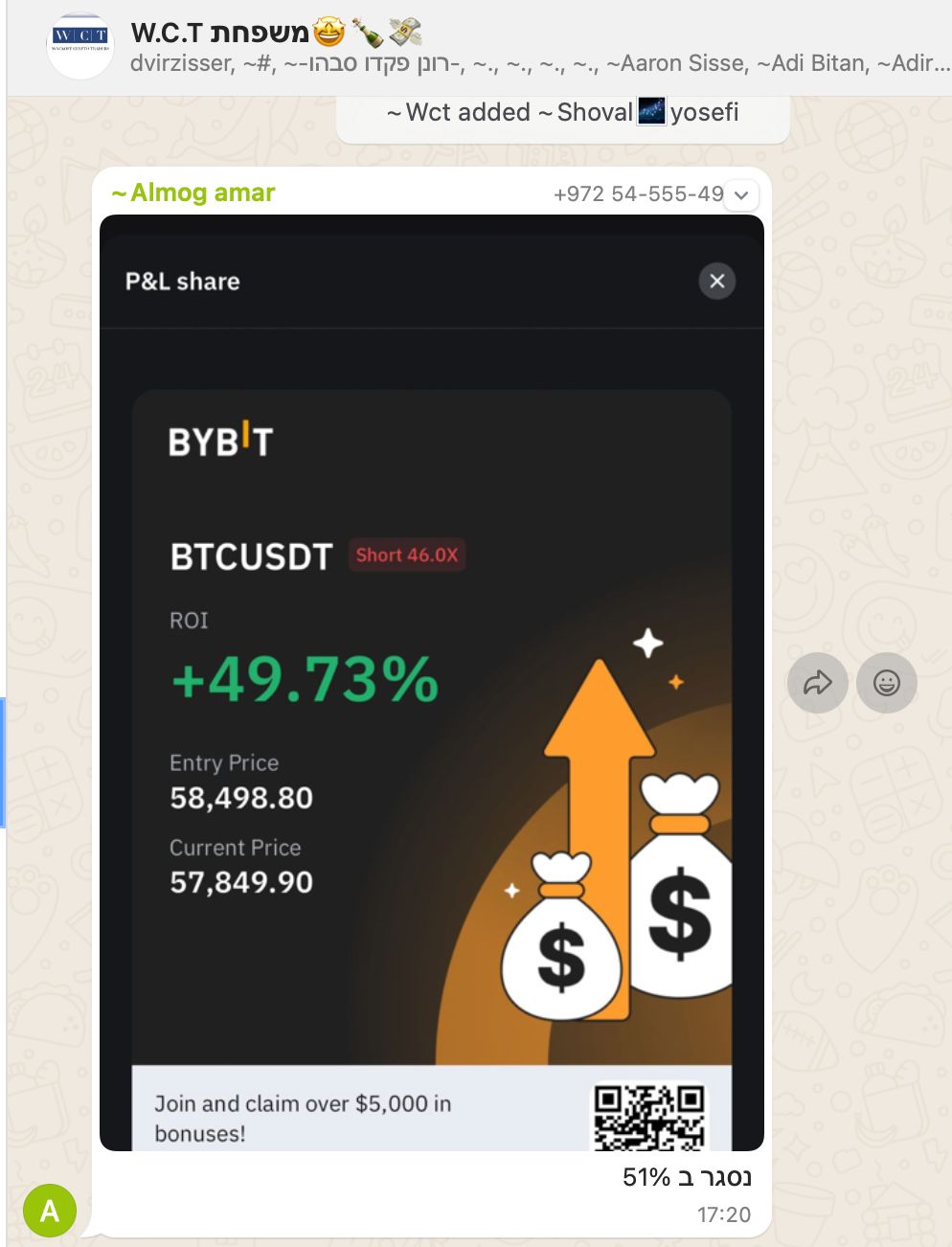 תוצאות מסחר של תלמיד 9